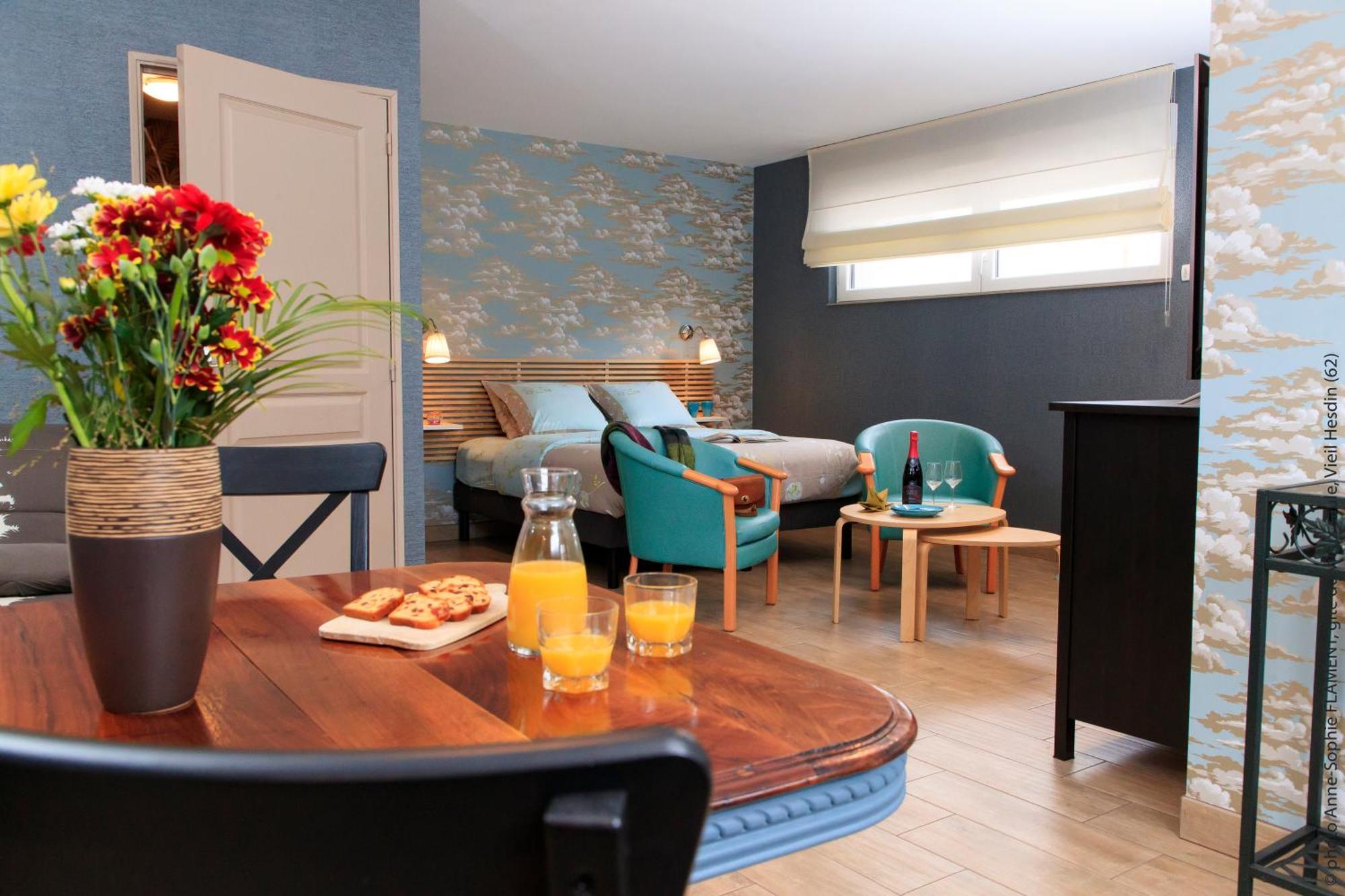 Gite Du Vieux Saule 1 Gite Avec Spa Privatif Pour 2 Personnes 1 Suite Familiale Sans Spa Vieil-Hesdin Ngoại thất bức ảnh