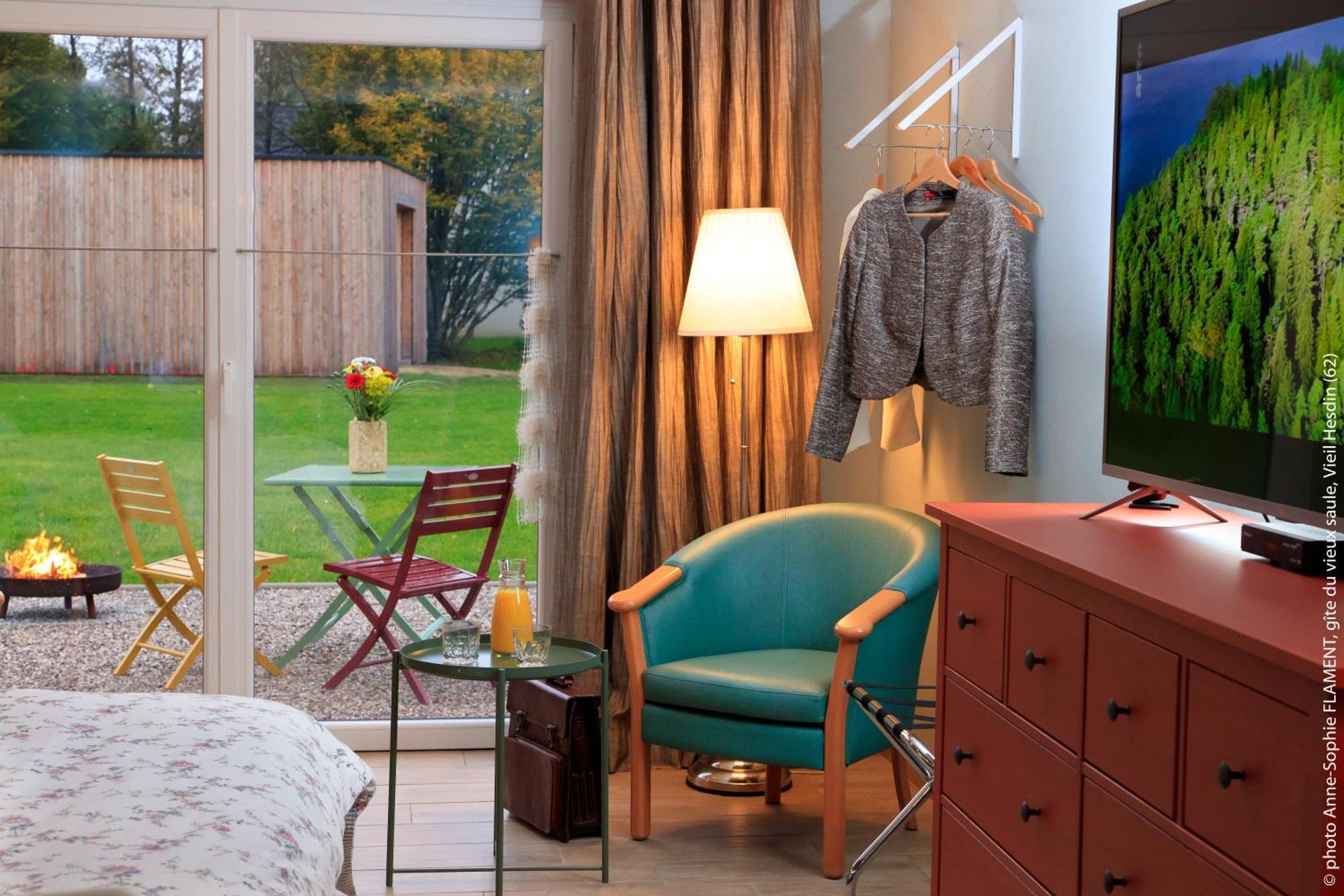 Gite Du Vieux Saule 1 Gite Avec Spa Privatif Pour 2 Personnes 1 Suite Familiale Sans Spa Vieil-Hesdin Ngoại thất bức ảnh
