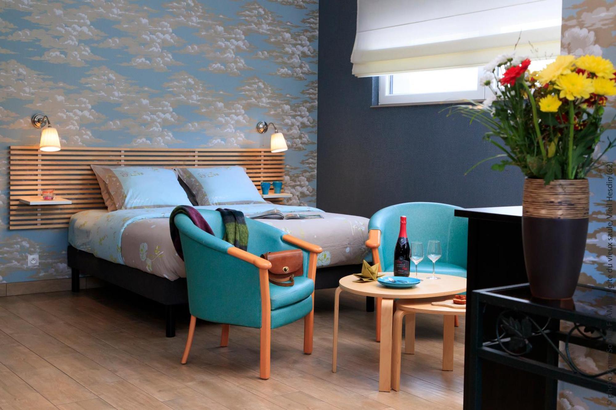 Gite Du Vieux Saule 1 Gite Avec Spa Privatif Pour 2 Personnes 1 Suite Familiale Sans Spa Vieil-Hesdin Ngoại thất bức ảnh
