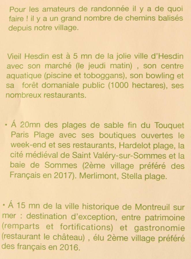 Gite Du Vieux Saule 1 Gite Avec Spa Privatif Pour 2 Personnes 1 Suite Familiale Sans Spa Vieil-Hesdin Ngoại thất bức ảnh